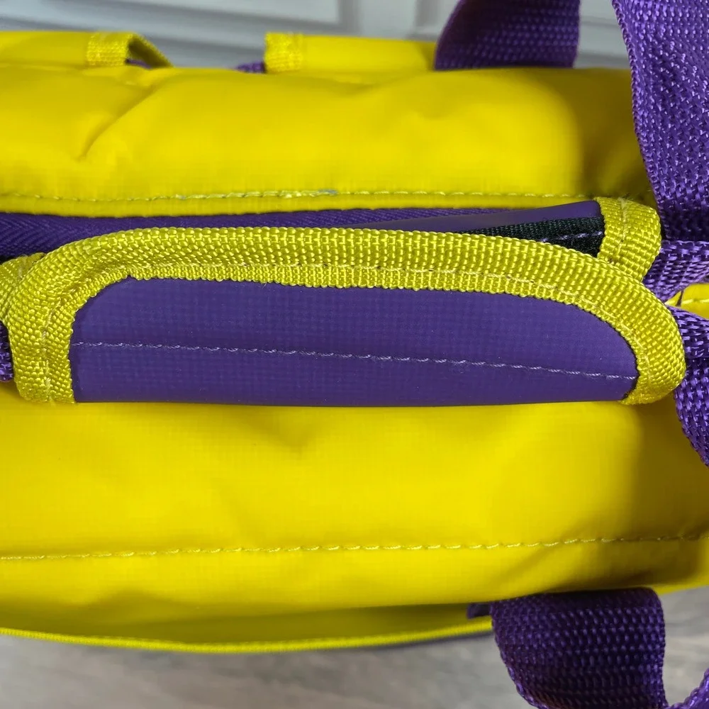 Minnesota Vikings Yellow Purple Insulated Lunch Backpack Bag Cooler NFL Football